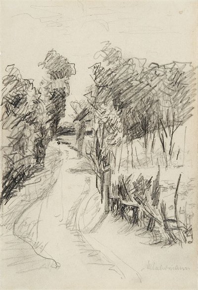 Dutch Landscape with Path by Max Liebermann
